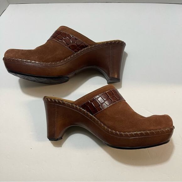 Nurture by Lamaze brown leather mules size 8 - Picture 2 of 8